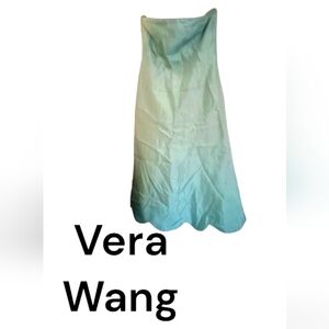 ∆-Vera Wang Sage Green Scalloped Hem Bride Maid/Cocktail Dress - Size 10